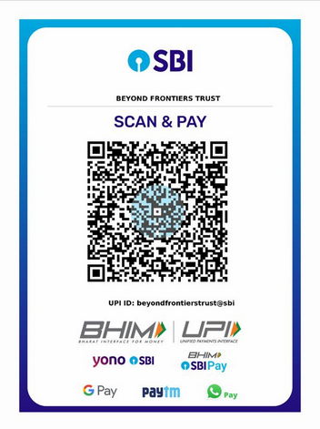 Beyond Frontiers Trust donation QR code